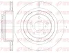 Bremsscheibe Hinterachse REMSA 61001.10