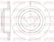 Bremsscheibe Hinterachse REMSA 61001.10