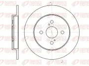 Bremsscheibe Hinterachse REMSA 61004.00