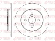 Bremsscheibe Hinterachse REMSA 61004.00