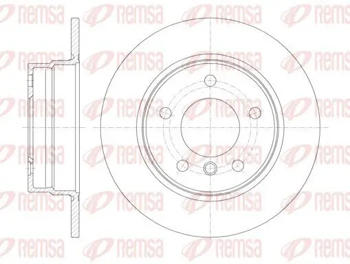 Bremsscheibe Hinterachse REMSA 61013.00