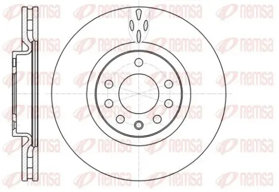 Bremsscheibe REMSA 61017.10 Bild Bremsscheibe REMSA 61017.10