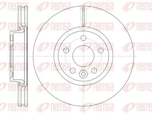 Bremsscheibe REMSA 61019.10