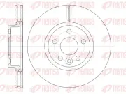 Bremsscheibe Vorderachse REMSA 61019.10