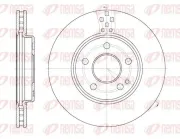 Bremsscheibe Vorderachse REMSA 61029.10