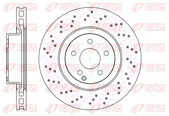Bremsscheibe Vorderachse REMSA 61032.10