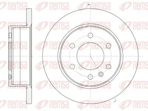 Bremsscheibe REMSA 61035.00