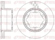 Bremsscheibe Hinterachse REMSA 61036.10