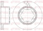 Bremsscheibe Hinterachse REMSA 61036.10