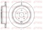 Bremsscheibe Hinterachse REMSA 61042.10