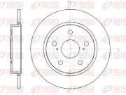 Bremsscheibe Hinterachse REMSA 61044.00