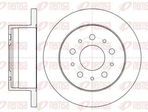 Bremsscheibe REMSA 61055.00