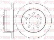 Bremsscheibe Hinterachse REMSA 61055.00