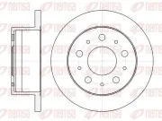 Bremsscheibe Hinterachse REMSA 61056.00
