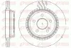 Bremsscheibe Hinterachse REMSA 61072.10