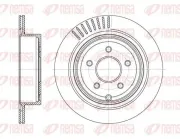 Bremsscheibe Hinterachse REMSA 61091.10