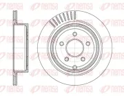 Bremsscheibe Hinterachse REMSA 61091.10