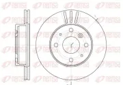 Bremsscheibe Vorderachse REMSA 61095.10