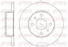 Bremsscheibe Vorderachse REMSA 6111.00