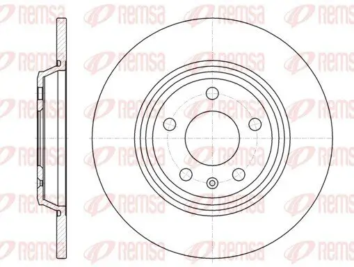 Bremsscheibe REMSA 61112.00