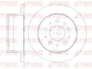Bremsscheibe Hinterachse REMSA 61120.00