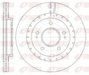Bremsscheibe Vorderachse REMSA 61137.10