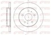 Bremsscheibe Vorderachse REMSA 61143.00