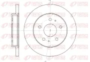 Bremsscheibe Vorderachse REMSA 61143.00