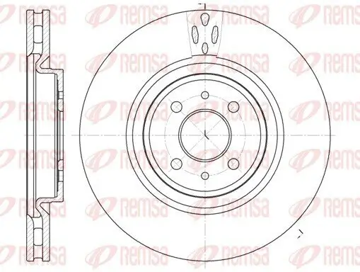 Bremsscheibe Vorderachse REMSA 61151.10