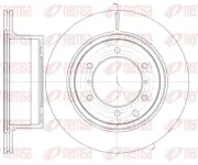 Bremsscheibe Hinterachse REMSA 61159.10