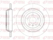 Bremsscheibe Hinterachse REMSA 61166.00