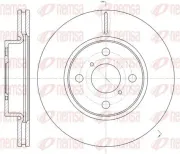 Bremsscheibe Vorderachse REMSA 61169.10