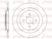 Bremsscheibe Hinterachse REMSA 61173.00