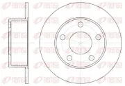 Bremsscheibe REMSA 6121.00