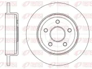 Bremsscheibe Hinterachse REMSA 61211.00