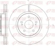 Bremsscheibe Vorderachse REMSA 61212.10