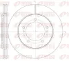 Bremsscheibe Vorderachse REMSA 61233.10