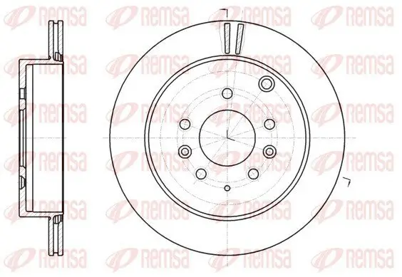 Bremsscheibe REMSA 61237.10