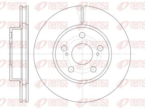 Bremsscheibe Vorderachse REMSA 61250.10