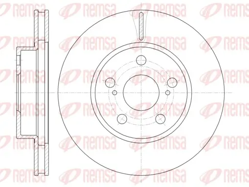 Bremsscheibe Vorderachse REMSA 61250.10