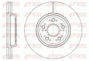 Bremsscheibe Vorderachse REMSA 61252.10