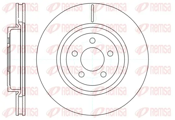 Bremsscheibe Vorderachse REMSA 61269.10