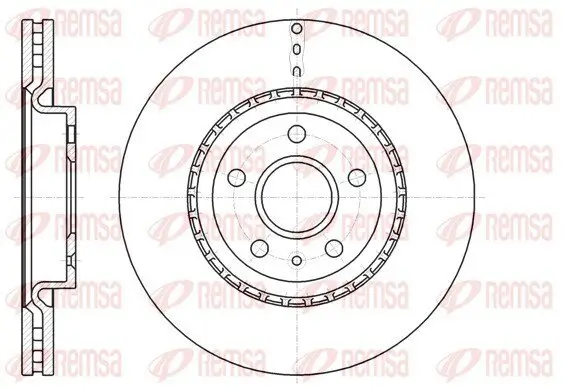 Bremsscheibe Vorderachse REMSA 61283.10