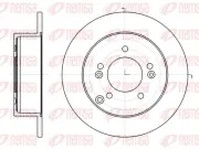 Bremsscheibe Hinterachse REMSA 61293.00