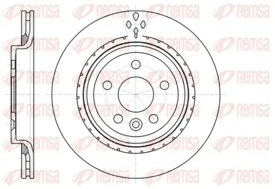 Bremsscheibe Hinterachse REMSA 61305.10 Bild Bremsscheibe Hinterachse REMSA 61305.10
