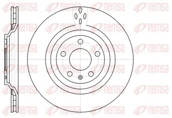 Bremsscheibe Hinterachse REMSA 61309.10 Bild Bremsscheibe Hinterachse REMSA 61309.10