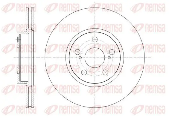 Bremsscheibe Vorderachse REMSA 61330.10