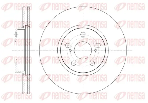 Bremsscheibe Vorderachse REMSA 61330.10