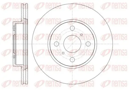 Bremsscheibe Vorderachse REMSA 61332.10 Bild Bremsscheibe Vorderachse REMSA 61332.10