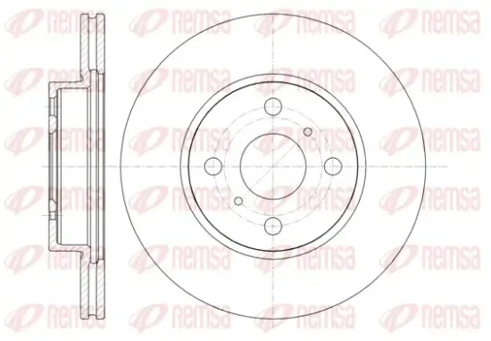 Bremsscheibe Vorderachse REMSA 61332.10 Bild Bremsscheibe Vorderachse REMSA 61332.10